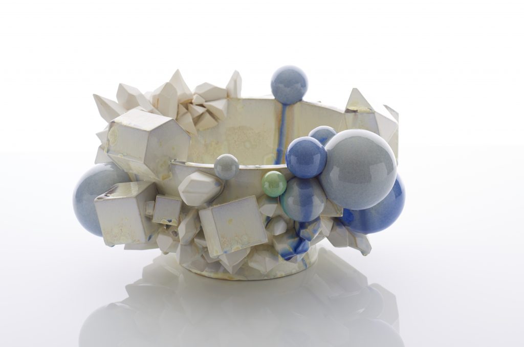 Bubble Magma Bowl - <p>Crystalline-glazed stoneware</p>
