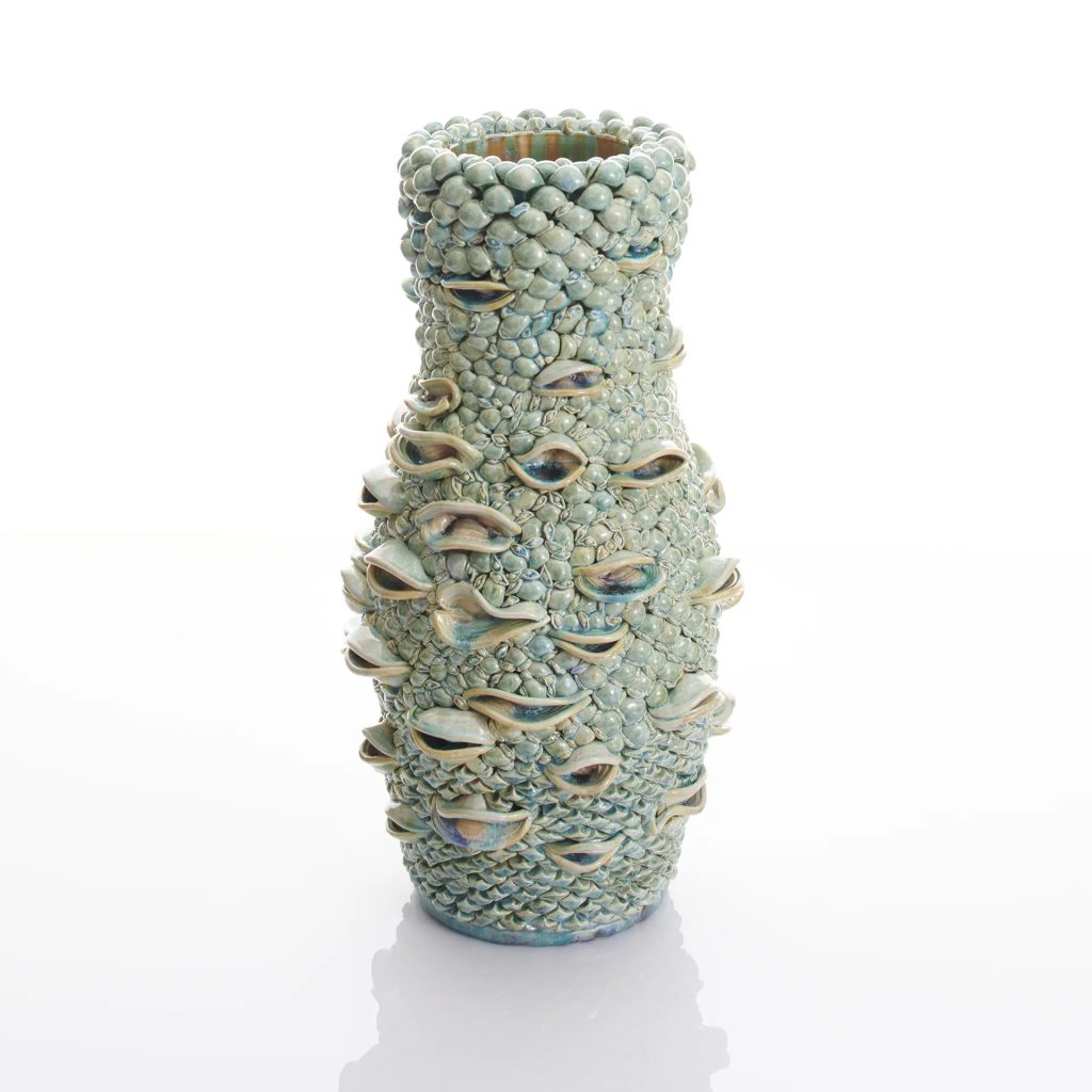 A Giant Banksia with Expanding Top - <p>Crystalline-glazed stoneware<br />
ref.  KM2285</p>
